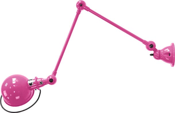 Applique LOFT D4401 Ø15 de Jieldé avec 2 bras articulés, Rose Applique LOFT D4401 Ø15 de Jieldé avec 2 bras articulés, Rose