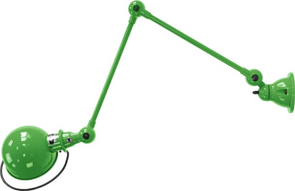 Applique LOFT D4401 Ø15 de Jieldé avec 2 bras articulés, Vert pomme Applique LOFT D4401 Ø15 de Jieldé avec 2 bras articulés, Vert pomme
