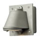 Applique MAST LIGHT et son transformateur de Davey Lighting, Aluminium brut vieilli