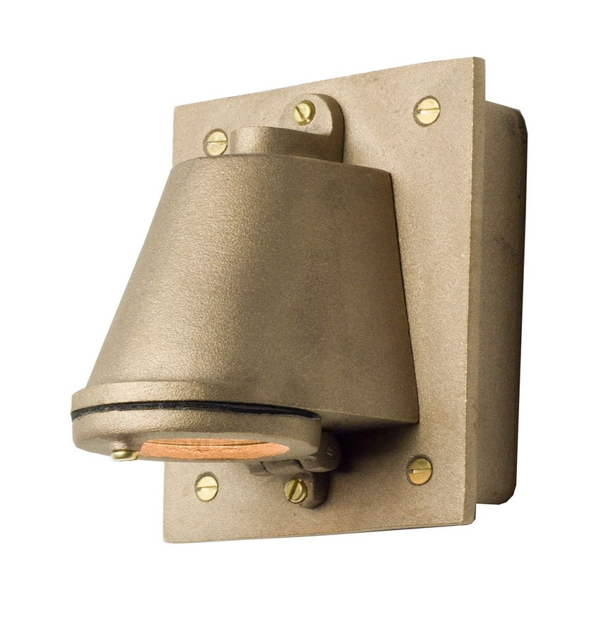 Applique MAST LIGHT et son transformateur de Davey Lighting, Bronze brut