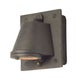 Applique MAST LIGHT et son transformateur, Bronze brut vieilli