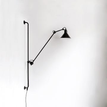 Applique N°214 de DCW, Noir et cuivre