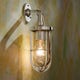 Applique Nautic DOCKLIGHT WALL bronze nickelé poli verre clair