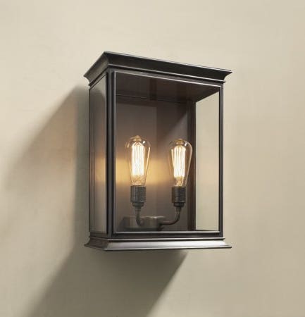 Applique Nautic FULLHAM bronze antique verre clair