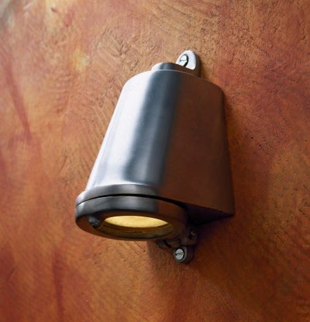 Applique Nautic SPREADERLIGHT 12V bronze chromé mat