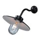 Applique QUAY LIGHT 45° de Nautic, Verre clair, Cuivre noir laqué