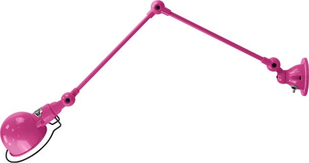 Applique SIGNAL SI331 réflecteur Ø10 de Jieldé avec 2 bras articulés, Rose Applique SIGNAL SI331 réflecteur Ø10 de Jieldé avec 2 bras articulés, Rose