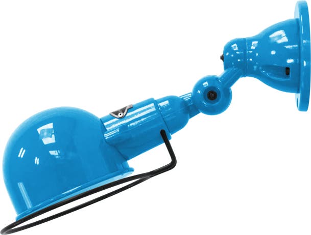 Applique SIGNAL SI300 Ø10 de Jieldé, Bleu clair Applique SIGNAL SI300 Ø10 de Jieldé, Bleu clair