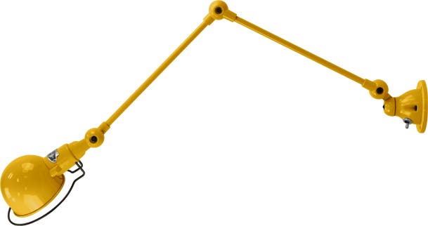 Applique SIGNAL SI331S interrupteur Ø10 de Jieldé avec 2 bras articulés, Moutarde Applique SIGNAL SI331S interrupteur Ø10 de Jieldé avec 2 bras articulés, Moutarde