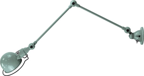 Applique SIGNAL SI331S interrupteur Ø10 de Jieldé avec 2 bras articulés, Vert vespa Applique SIGNAL SI331S interrupteur Ø10 de Jieldé avec 2 bras articulés, Vert vespa