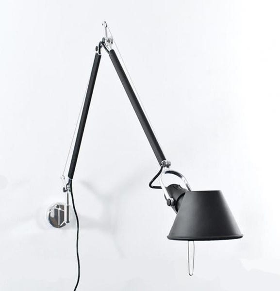 Applique TOLOMEO MICRO  E27 d'Artemide, Noir