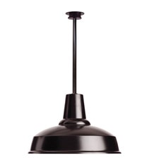 Applique TUBY BARN LAMP de Eleanor Home, Noir