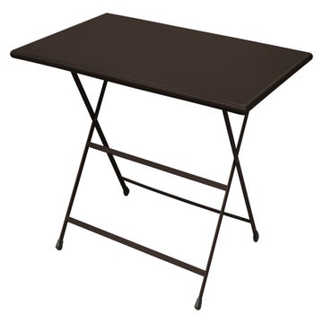 Table rectangulaire ARC EN CIEL 110 cm, Marron d'inde
