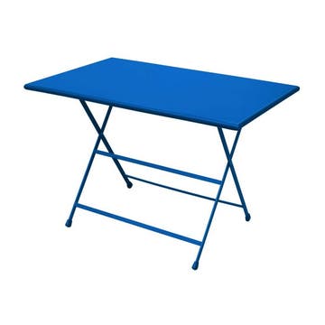 Table rectangulaire ARC EN CIEL 110 cm, Bleu