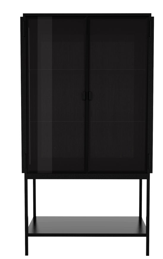 Armoire haute ANDERS d'Ethnicraft, 2 portes, Noir Armoire haute ANDERS d'Ethnicraft, 2 portes, Noir