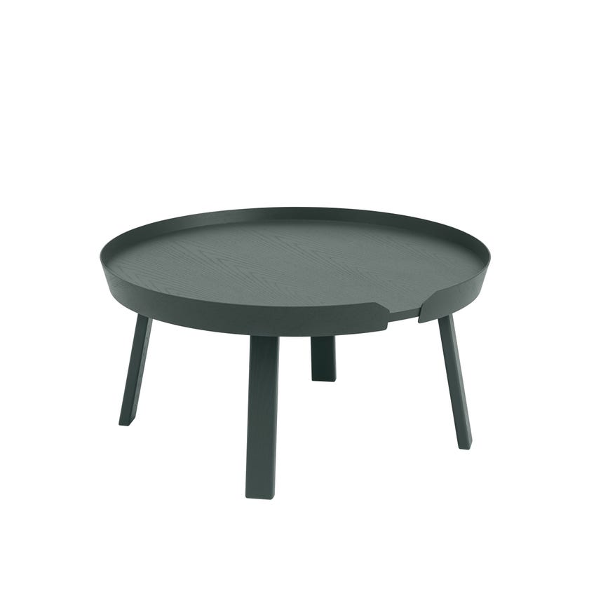 Table basse AROUND de Muuto, Large, Dark Green Table basse AROUND de Muuto, Large, Dark Green