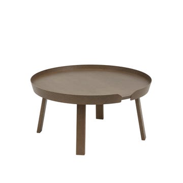 Table basse AROUND de Muuto, Large, Brun foncé