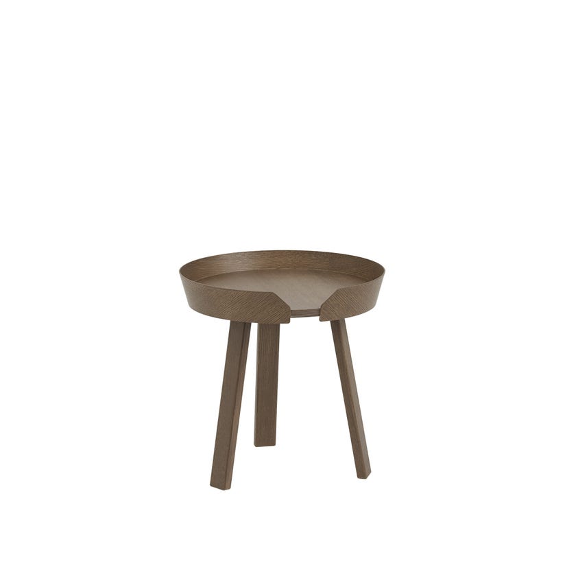 Table basse AROUND de Muuto, Small, Brun foncé Table basse AROUND de Muuto, Small, Brun foncé