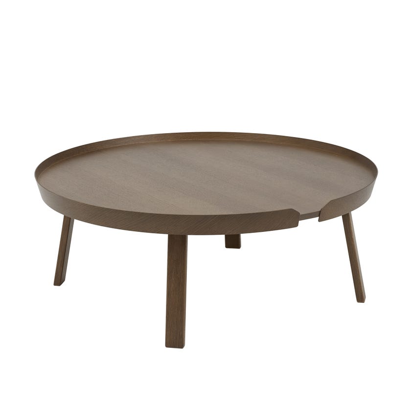 Table basse AROUND de Muuto, Extra Large, Brun foncé Table basse AROUND de Muuto, Extra Large, Brun foncé