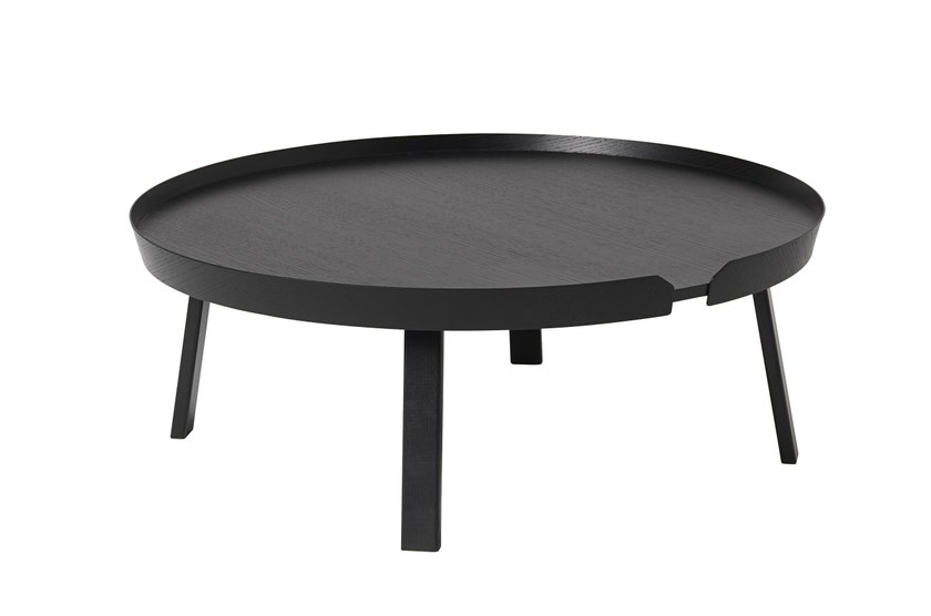 Table basse AROUND de Muuto, Extra Large, Noir Table basse AROUND de Muuto, Extra Large, Noir