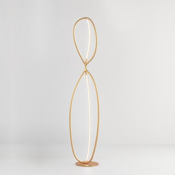 Lampadaire ARRIVAL d'Artemide, coloris doré