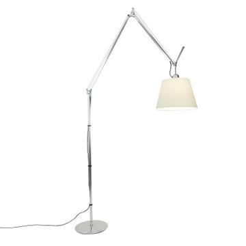 Lampadaire TOLOMEO MEGA d'Artemide, dimmable, corps aluminium, diffuseur parchemin  Ø 32 cm