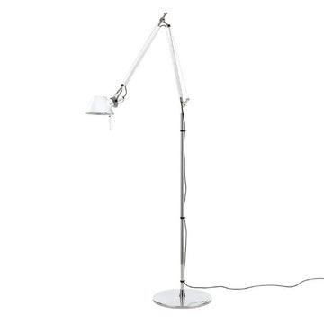 Lampadaire TOLOMEO de Artemide, Support aluminium, Corps blanc