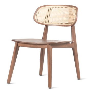 Chaise TITUS, Structure en hêtre teinté tobacco, Assise Plaqué Hêtre teinté (Tobacco)