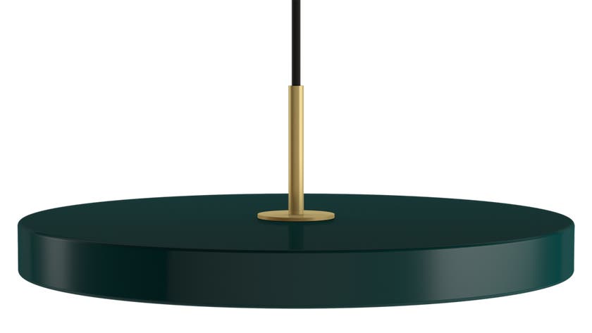 Suspension ASTERIA de Umage, D.43, Vert forêt, Brass Top Suspension ASTERIA de Umage, D.43, Vert forêt, Brass Top