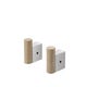 Set de 2 patères ATTACH, Aluminium