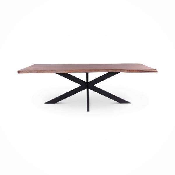 Table SAGANO Collection Cèdre Rouge, plateau acacia, 240x100 cm Table SAGANO Collection Cèdre Rouge, plateau acacia, 240x100 cm