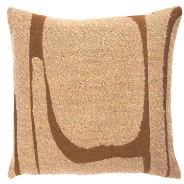 Coussin AVANA ABSTRACT d'Ethnicraft, 60 x 40 cm, Beige