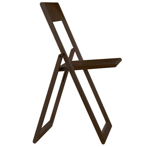 CHAISE PLIANTE AVIVA, Hêtre verni noir de MAGIS