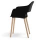 Fauteuil BABILA 2755 de Pedrali, Noir