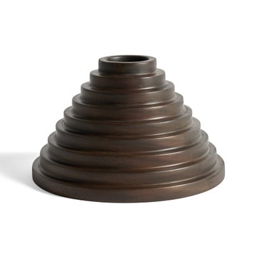 Babylon object - varnished mahogany - espresso