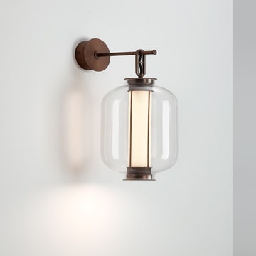 Applique BAI A BA BA BRONZE - DIFFUSEUR EN VERRE TRANSPARENT de Parachilna