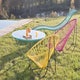 Bain de soleil TULUM de Boqa avec structure noire, Vert turquoise thumbnail