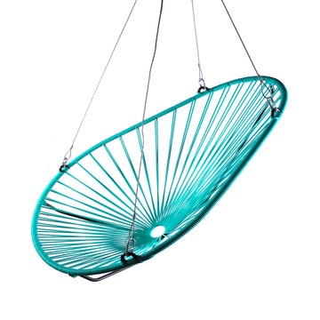 Balancelle Acapulco de Boqa avec structure noir, Vert turquoise
