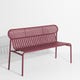 Banc avec dossier WEEK-END, Bordeaux