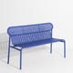 Banc avec dossier WEEK-END, Bleu