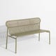 Banc avec dossier WEEK-END, Vert Jade