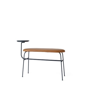 Banc AFTEROOM de Audo Copenhagen, Noir / Cognac