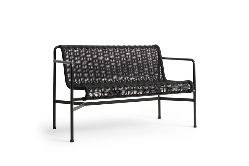 Banc avec dossier PALISSADE CORD, Anthracite Banc avec dossier PALISSADE CORD, Anthracite