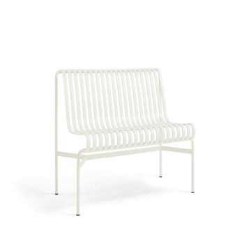 Banc avec dossier PALISSADE de Hay, Sans accoudoir, Cream white