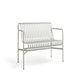 Banc avec dossier PALISSADE, Sky grey