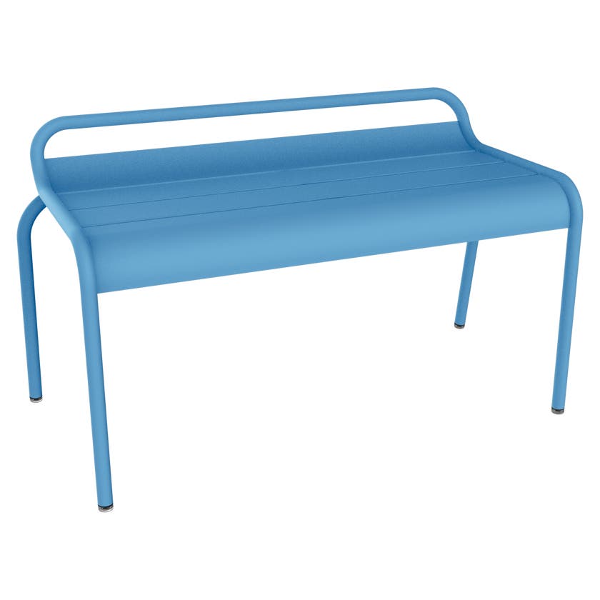 Banc compact LUXEMBOURG de Fermob, Bleu maya Banc compact LUXEMBOURG de Fermob, Bleu maya