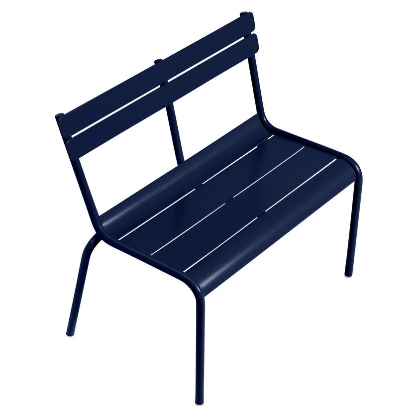 Banc LUXEMBOURG KID de Fermob, Bleu abysse Banc LUXEMBOURG KID de Fermob, Bleu abysse
