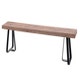 Banc Fanny de Gescova, 250X40 H46, Teck primitif