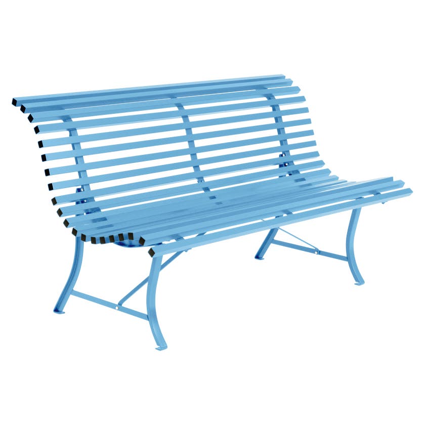 Banc LOUISIANE 150 de Fermob, Bleu maya Banc LOUISIANE 150 de Fermob, Bleu maya