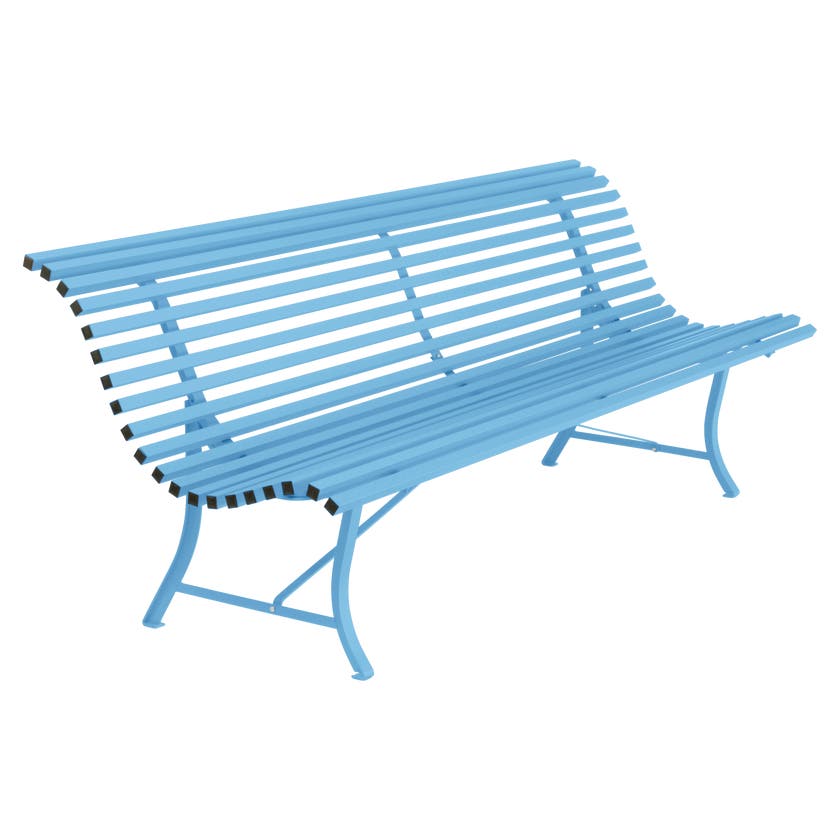 Banc LOUISIANE 200 de Fermob, Bleu maya Banc LOUISIANE 200 de Fermob, Bleu maya